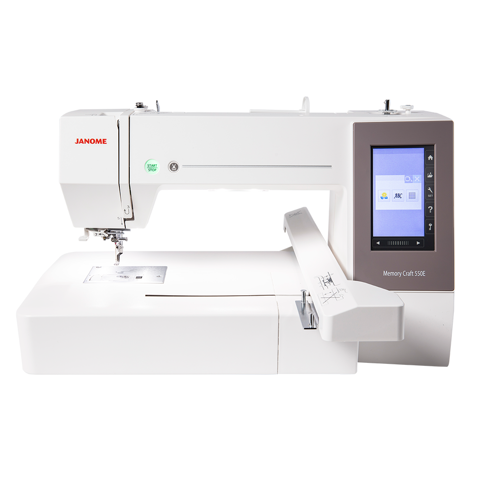 Janome Memory Craft 550E embroidery machine